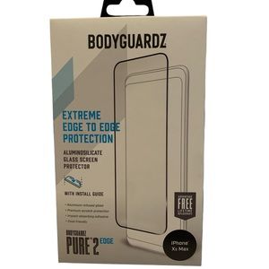Bodyguardz PURE 2 EDGE Glass Screen Protector iPhone XS Max.